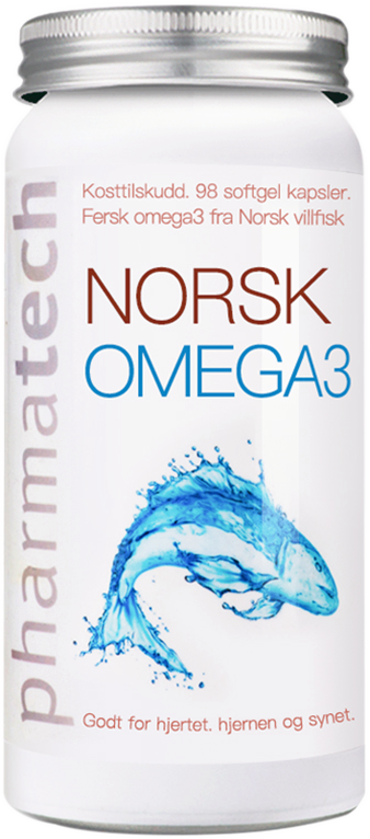 NORSK OMEGA3 – Dầu cá Na Uy bảo vệ tim mạch và trí não | 180 viên